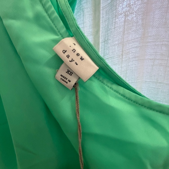 Green Halter Silky Slip Dress - Picture 4 of 4